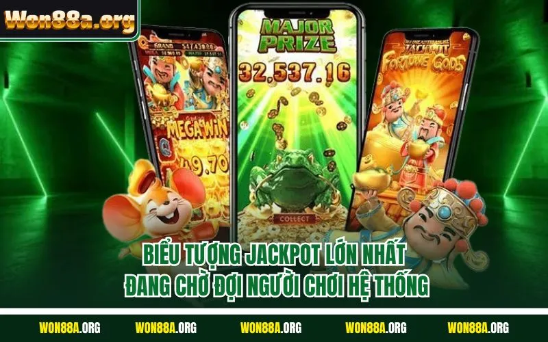 Biểu tượng Jackpot lớn nhất đang chờ đợi người chơi hệ thống