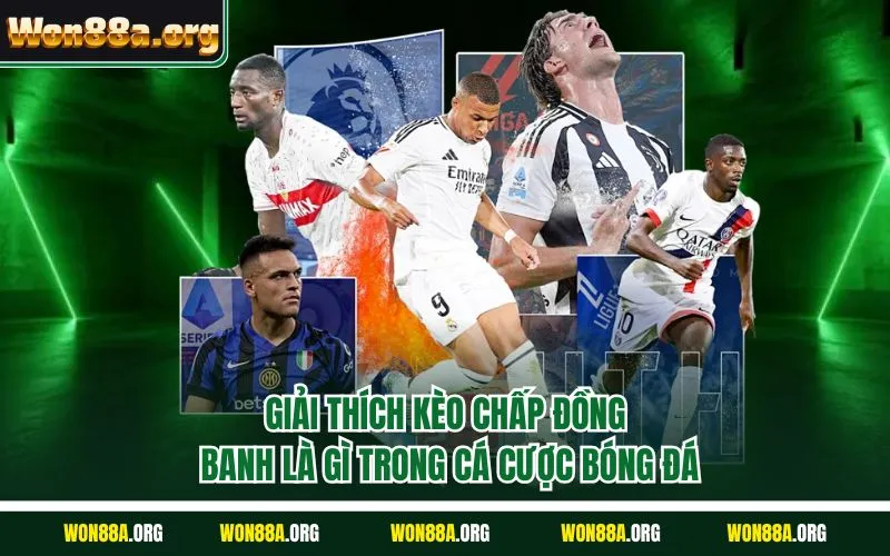 Giải thích kèo chấp đồng banh là gì trong cá cược bóng đá