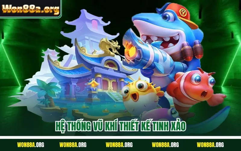 Hệ thống vũ khí thiết kế tinh xảo