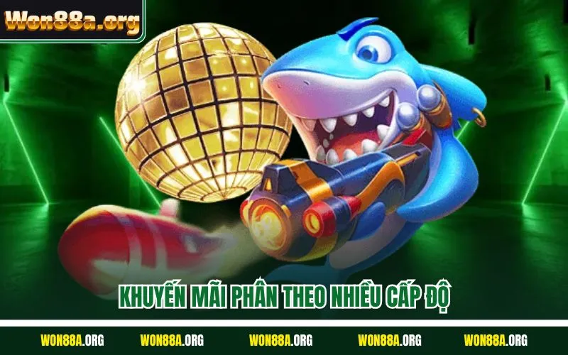 Khuyến mãi phân theo nhiều cấp độ