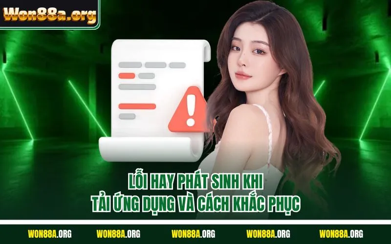 Lỗi hay phát sinh khi tải ứng dụng và cách khắc phục