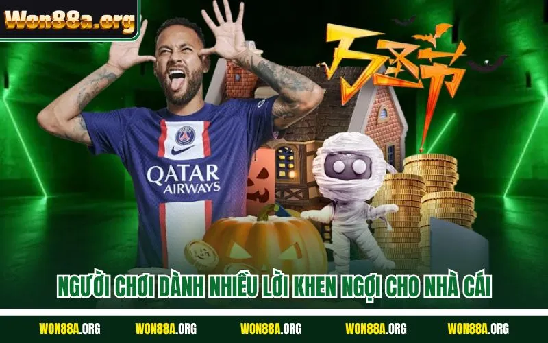 Người chơi dành nhiều lời khen ngợi cho nhà cái 