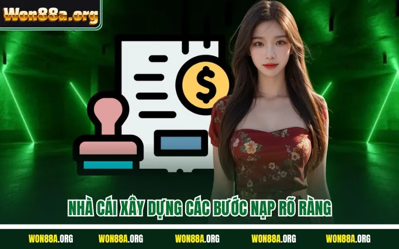 Nhà cái xây dựng các bước nạp rõ ràng