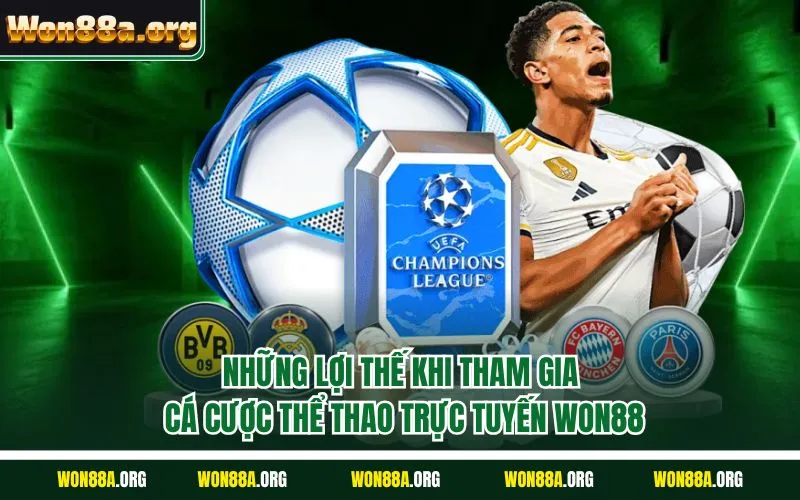 Lợi thế khi tham gia cá cược thể thao trực tuyến WON88